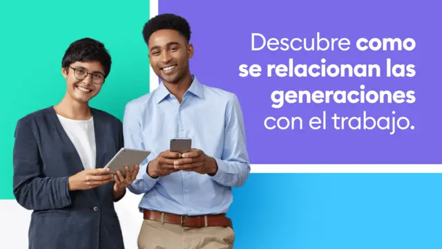 Descubre cómo se relacionan las generaciones con el trabajo ebook cover