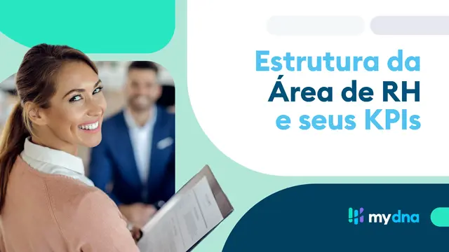 Capa do ebook Estruturas Corporativas da Área de Recursos Humanos e seus Indicadores Chave de Desempenho (KPIs)